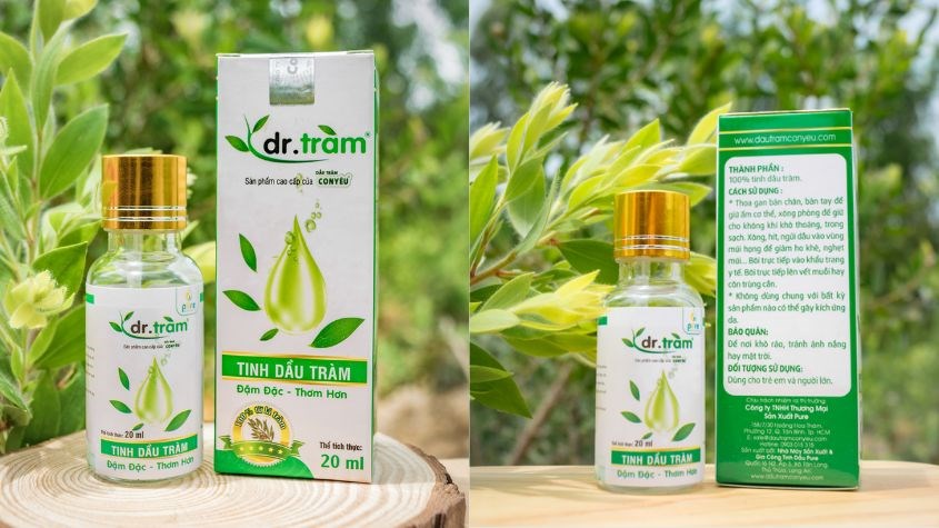 Tinh dầu tràm Dr Tràm 20 ml Tinh dầu tràm Dr Tràm 20 ml